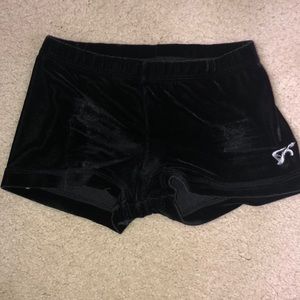 Black GK gymnastics/dance shorts